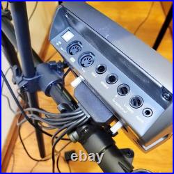 ALESIS Black NITRO DRUM SET KIT with Electronic DM7X Module No Kick Drum