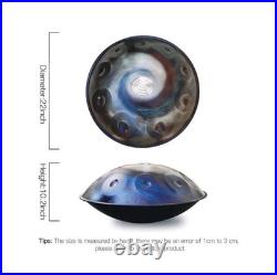 ASTEMAN Handpan Drum Instrument 10 Notes 22 inches