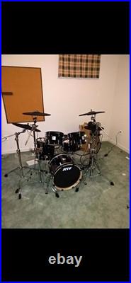 ATV Electronic Drum Kit with Bass Drum, Tom Tom, Floor Tom, Hi-Hat & Cymbal Stands