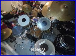 Acoustic Analog Drum Kit Set Bass Drum, Tom Toms, Floor Tom, Snare, Cymbal