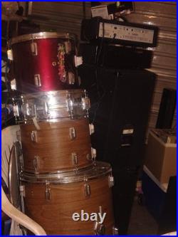 Acoustic Analog Drum Kit Set Bass Drum, Tom Toms, Floor Tom, Snare, Cymbal