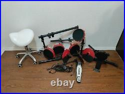 Alesis Command Mesh Kit Incomplete Sold As Pictured With Leather Saddle Seat