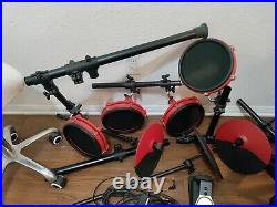 Alesis Command Mesh Kit Incomplete Sold As Pictured With Leather Saddle Seat