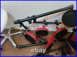 Alesis Command Mesh Kit Incomplete Sold As Pictured With Leather Saddle Seat