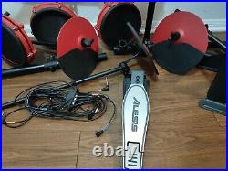 Alesis Command Mesh Kit Incomplete Sold As Pictured With Leather Saddle Seat