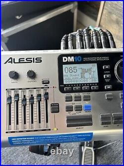 Alesis DM10 Studio Electronic Drum Set with Manuals and Extras #639