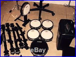 Alesis DM10 drumset excellent cond with extras mesh and double bass pedal WOW