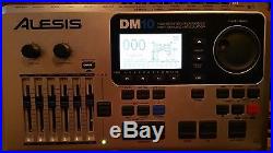 Alesis DM10X Studio Kit 6 Piece set, pearl pedal, 3pr sticks, Pdp Throne
