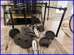 Alesis Digital Electronic Drum Kit 5 Pads Snare Crash Hi-Hat Sticks Kick Pedal