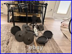 Alesis Digital Electronic Drum Kit 5 Pads Snare Crash Hi-Hat Sticks Kick Pedal