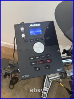 Alesis Forge 8-Piece Electronic Drum Kit Complete with Amp + Throne
