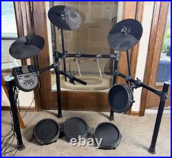 Alesis Nitro DM7X 7 Piece Electric Drum Kit/ No Pedals / Tested Works Clean