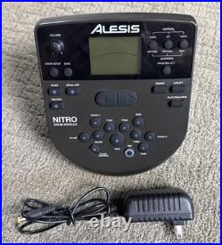 Alesis Nitro DM7X 7 Piece Electric Drum Kit/ No Pedals / Tested Works Clean