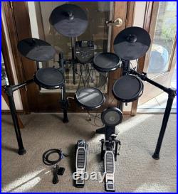 Alesis Nitro DM7X 8 Piece Electric Drum Kit Complete w Extra Cable Tested Works