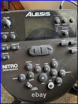 Alesis Nitro Digital Electronic Drum Kit Mesh Heads 8-Pad with Module DM7X