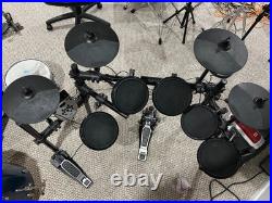 Alesis Nitro Dm7x 6 Piece Pro Electric Digital Electronic Drum Set Kit Extras