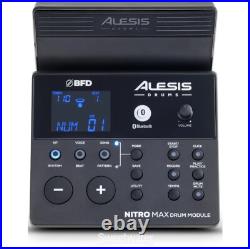 Alesis Nitro Ma-Piece Electronic Drum Set Black (NITROMAXKITXUS) Alesis Nitro Ma-Piece Electronic Drum Set Black (NITROMAXKITXUS)