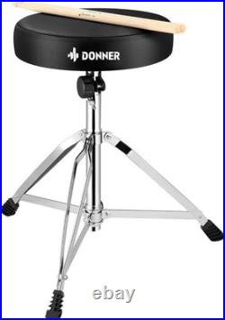 Alesis Nitro Max Electronic Drum Set With Drum Throne And Headphones