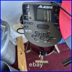 Alesis Nitro Max Electronic Full Drum Kit, Module, Kick & Hi-Hat