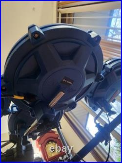 Alesis Nitro Mesh Complete Electronic Drum Set Black/Blue Used WORKS GREAT