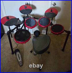 Alesis Nitro Mesh Digital Drum Kit Mesh Heads with Module, Pedal, Throne
