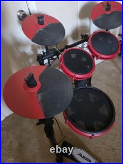Alesis Nitro Mesh Digital Drum Kit Mesh Heads with Module, Pedal, Throne