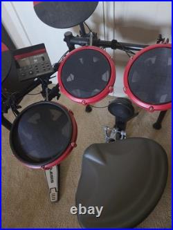 Alesis Nitro Mesh Digital Drum Kit Mesh Heads with Module, Pedal, Throne