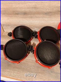 Alesis Nitro Mesh Electric Drumset Red (4 DRUM PADS & 3 CYMBALS ONLY) WORKING Alesis Nitro Mesh Electric Drumset Red (4 DRUM PADS & 3 CYMBALS ONLY) WORKING