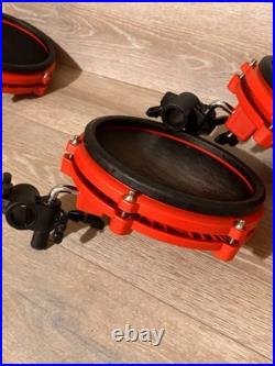 Alesis Nitro Mesh Electric Drumset Red (4 DRUM PADS & 3 CYMBALS ONLY) WORKING Alesis Nitro Mesh Electric Drumset Red (4 DRUM PADS & 3 CYMBALS ONLY) WORKING