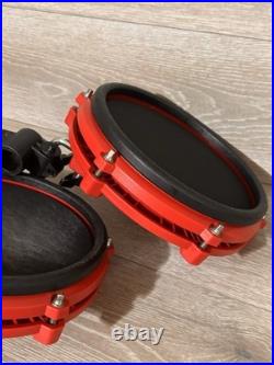 Alesis Nitro Mesh Electric Drumset Red (4 DRUM PADS & 3 CYMBALS ONLY) WORKING Alesis Nitro Mesh Electric Drumset Red (4 DRUM PADS & 3 CYMBALS ONLY) WORKING