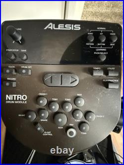 Alesis Nitro Mesh Kit Electronic Drum Set 2010s Black Excellent, Hardly Used