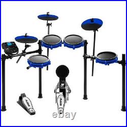 Alesis Nitro Mesh Limited-Edition Blue Lightning Electronic Drum Set LN