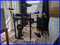 Alesis Nitro Pro Mesh Electric Electronic Digital Drum Kit Set + Drum Throne