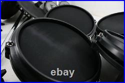 Alesis TURBOMESHKIT Electric Drum Set w 100+ Sounds Quiet Mesh Lessons Black