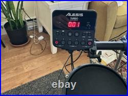 Alesis Turbo Electronic Drum Kit Built-in Effects Programmable USB Out Pedals