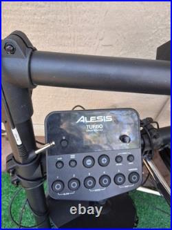 Alesis Turbo Mesh Kit Electric Drum Set with 100+ Sounds, Quiet Mesh Drum Pads