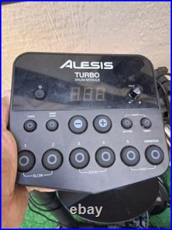Alesis Turbo Mesh Kit Electric Drum Set with 100+ Sounds, Quiet Mesh Drum Pads
