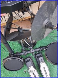 Alesis Turbo Mesh Kit Electric Drum Set with 100+ Sounds, Quiet Mesh Drum Pads