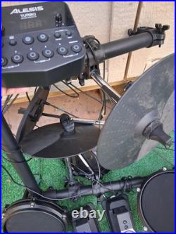 Alesis Turbo Mesh Kit Electric Drum Set with 100+ Sounds, Quiet Mesh Drum Pads