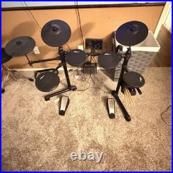 Alesis Turbo Mesh Kit Electronic Drum Set with Module, Pedals, Sticks, USB