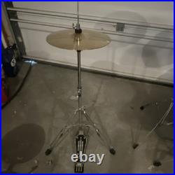 Amazon Basics Acoustic Drum Kit Black Hybrid Shell with Bass, Snare, Toms, Stand