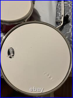 Astro Drums 4-Piece Acoustic Drum Kit with Bass Snare Tom Tom & Harness