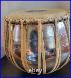 Authentic Handmade Tabla Steel Bayan Wooden Dayan Folk Music Drum Set