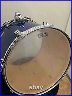 Ayotte Professional Maple DS Drum Set, 4 Piece, 22, 10,12,16, Blue Stain