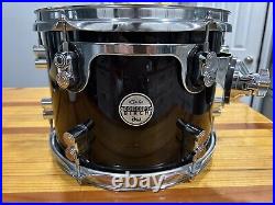 BEAUTIFUL PDP DW CONCEPT BIRCH 12 X 8 TOM in TRANS WALNUT DRUM SET KIT