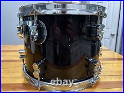 BEAUTIFUL PDP DW CONCEPT BIRCH 12 X 8 TOM in TRANS WALNUT DRUM SET KIT