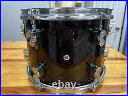 BEAUTIFUL PDP DW CONCEPT BIRCH 12 X 8 TOM in TRANS WALNUT DRUM SET KIT