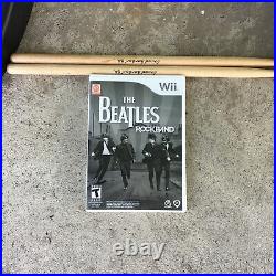 Band Hero Wireless Drum Set 95521.808 with Rock Band The Beatles Game Nintendo Wii