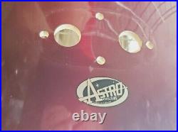 Bass Drum Shell 22x16 Red Wine In Color, Nice Drum, Add To Your Drumset Today