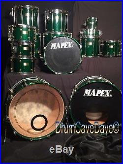 Billy Cobham U. S. Custom Made 14 Piece Mapex Drumset Shell Pack, C. O. A